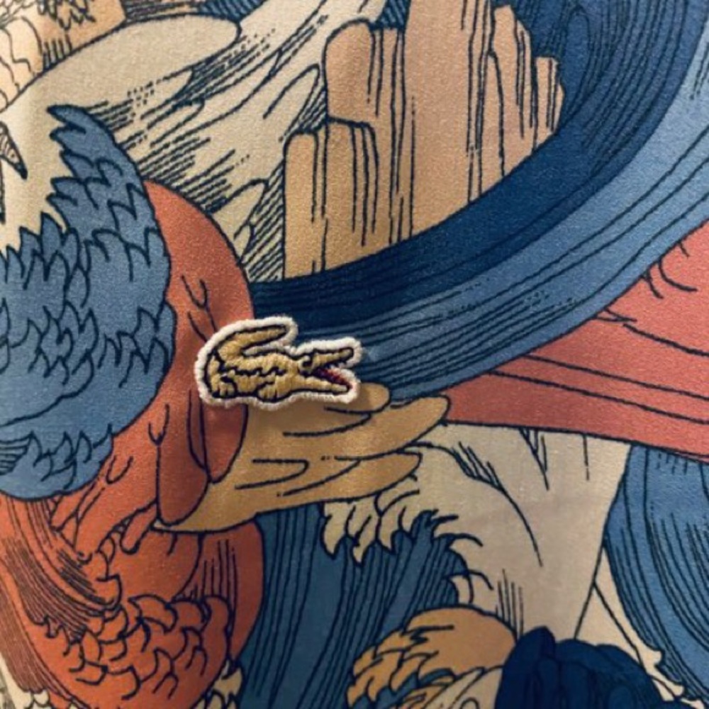 Lacoste “L!VE” crop top